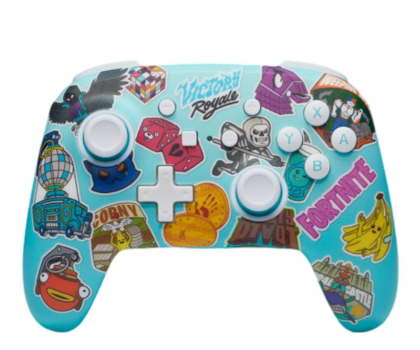 Akcesoria do konsol PowerA SWITCH Pad bezprzewodowy Enhanced Fortnite Sticker Mania